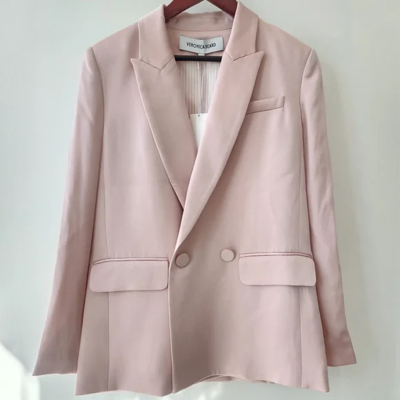Veronica Beard Sevyn Jacket in Pink Shell - Sz 4 - NWT